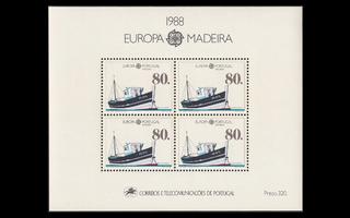 Madeira 118BL9 ** Europa viestintä ja liikenne (1988)