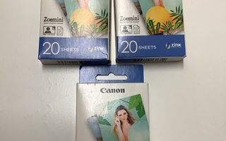 Canon Zoemini Photo Paper