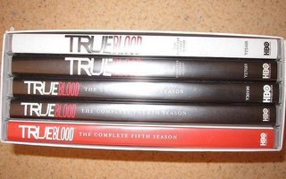 True Blood kaudet 1-5 DVD