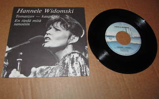 Hannele Widomski 7" Tomaszov-Kaupunki, PS v.1988
