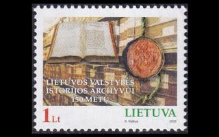 Liettua 789 ** Valtionarkisto 150v (2002)