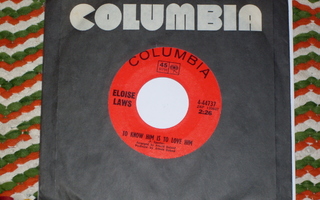 7" ELOISE LAWS - I'd Do It All Again - single 1968 EX+