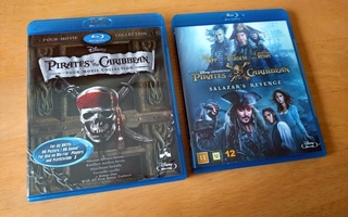 Pirates of the Caribbean -elokuvat (6 x Blu-ray)