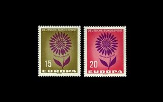 Saksa 445-6 ** Europa Cept (1964)
