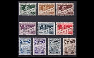 San Marino 259-68 o Sanomalehtien valmistus (1943)