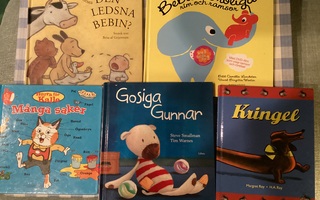 Viisi ruotsinkielistä lasten kirjaa