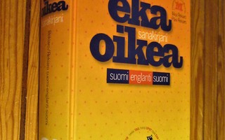 Eka oikea sanakirjani, suomi englanti suomi