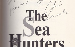 Clive Cussler / signeerattu kirja / The Sea Hunters