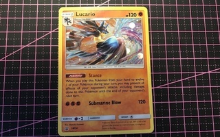 Pokemon Trading Card Lucario Promo SM54