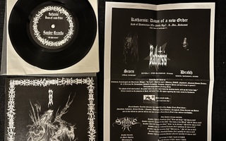 Nhaavah / Katharsis split 7”  Sombre Records