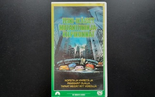 VHS: Teini-Ikäiset Mutanttininjakilpikonnat TMNT (1990)