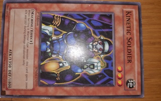 1996 Yu-Gi-Oh 1st Edition Kinetic Soldier card