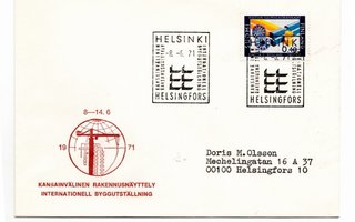 Helsinki: Rakennusnäyttely (erikoisleima  8.6.1971)