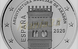 2€ Juhlaraha Espanja 2020 Aragon