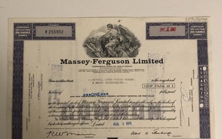 Massey-Ferguson Limited osakekirja