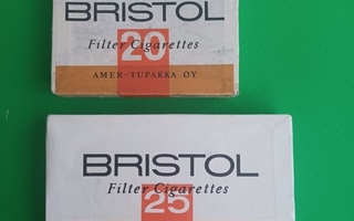 2kpl Bristol tupakka laatikko