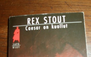 Rex Stout Caesar on kuollut SAPO 26 pok