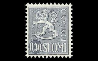 605I ** Leijonamalli 0,30 mk tyyppi I (1965)