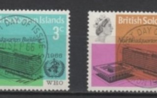 (S0619) BRITISH SOLOMON ISLANDS 1966 (WHO Headquarters)