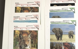 Kiehtova maailmamme eläinkortteja ( 8kpl )