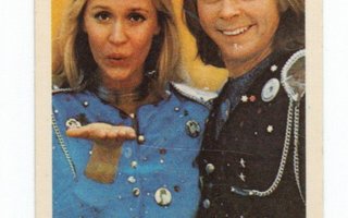 Purkkakuva n:o 716 ABBA AGNETA & BJÖRN Purukumikuva