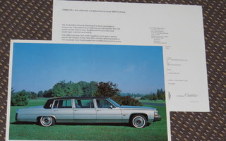 1983 Cadillac Park Hill Six-door Limousine esite - KUIN UUSI