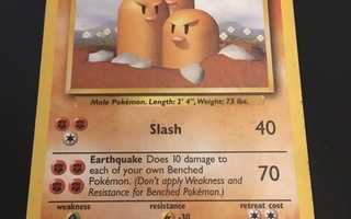 Dugtrio - Rare 19/102 Base Set Pokemon