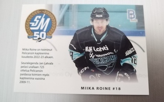 2024-2025 Blueline Finland MATCH CARD Miika Roine 4/6