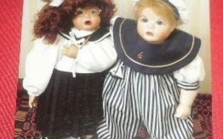 Käsintehdyt nuket - Merimiestyttö ja -poika (K7)