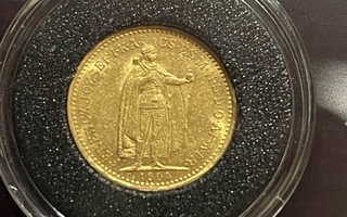 Myydään 10 Korona 1904 kultakolikko