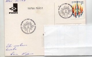 Helsinki: Postimerkkimessut (erikoisleima 1.11.1997)