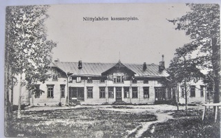 VANHA Postikortti Joensuu Niittylahti 1909