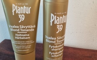 Uudet shampoo ja hoitoaine  Plantur