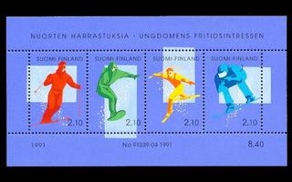 1148-51BL8 ** Nuorten harrastuksia – laskettelu (1991)