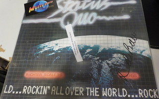 STATUS QUO - ROCKIN' ALL OVER THE WORLD LP + ANDY BO NIMMARI