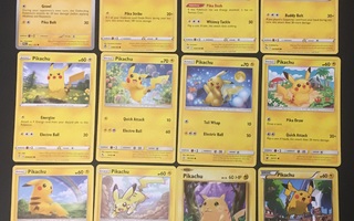 Pikachu Pokemon-kortit