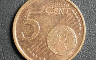 Fi 5 cent 2002 kaksoislyönti  #314
