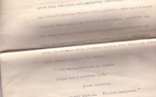 Avioero, asiakirjat 1938, Pargas-Parainen.