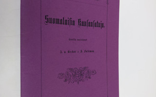 A. v. ym. Becker : Suomalaisia satuja