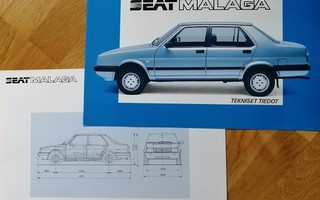 1985 SEAT Malaga esite - suom - KUIN UUSI