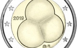 Suomi 2019 2 € Suomen Hallitusmuoto 1919 2 euron kolikko