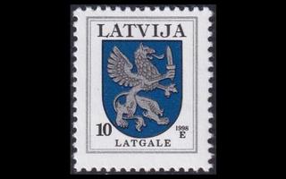 Latvia 374A_IV ** Käyttösarja vaakuna 10 S -98 (1994)