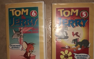 VHS videokasetti Tom & Jerry osat 6 & 5