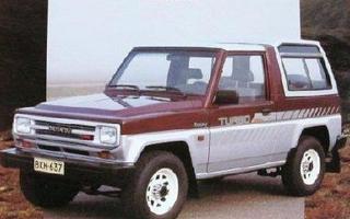1990 Daihatsu Rocky 4WD esite - KUIN UUSI - suomalainen
