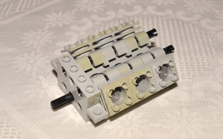 LEGO Technic moottorin osat (90-luku) / vanha harmaa