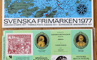 Ruotsi / Sverige postimerkit 1977 ja 1978