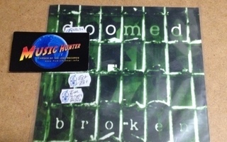 DOOMED - BROKEN 7" GREEN VINYL -97 EX/EX