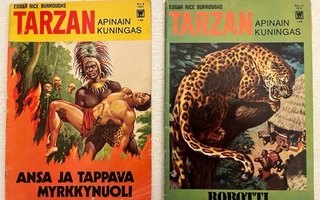 70-luvun Tarzan lehtiä 9 kpl