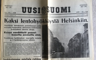 Uusi Suomi joulukuun 1.pnä 1939