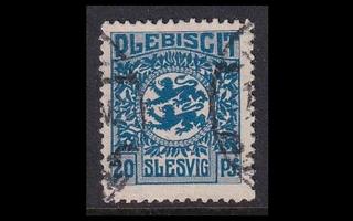 Slesvig 6 o Vaakuna 20 Pf (1920)